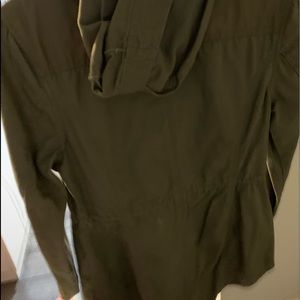 Women’s green hooded jacket